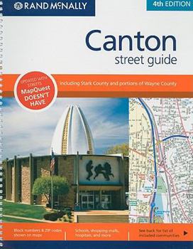Spiral-bound Rand McNally Canton Street Guide: Including Stark County and Portions of Wayne County Book