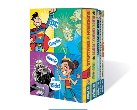 Paperback DC Graphic Novels for Kids Box Set 4 Book