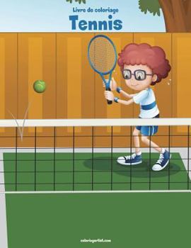 Paperback Livre de coloriage Tennis 1 [French] Book