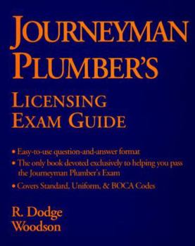 Paperback Journeyman Plumber's Licensing Exam Guide Book