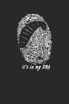 It's in my DNA: Paragliding Notebook 6 x 9 Dotted Dot Grid Journal Gift For Paragliders (108 Pages)