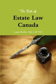 Paperback The Best of Estate Law Canada Book