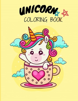 Paperback Unicorn Coloring Book: For Kids Ages 4-9/ drawing for young kids Book