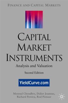 Hardcover Capital Market Instruments: Analysis and Valuation [With CDROM] Book