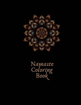 Paperback Namaste Coloring Book: 8.5x11" Mandala Sketch Designs Book