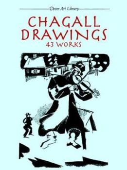 Paperback Chagall Drawings: 43 Works Book