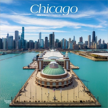 Calendar Chicago 2026 12 X 24 Inch (Hanging) Monthly Square Wall Calendar Plastic-Free Book