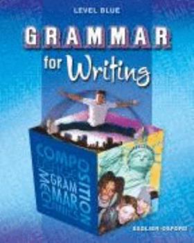 Hardcover Grammar for Writing Level Blue Book