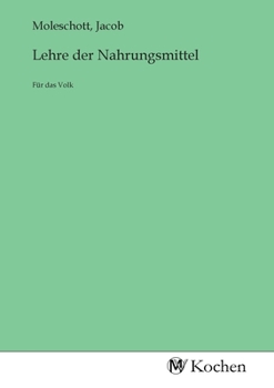 Paperback Lehre der Nahrungsmittel [German] Book