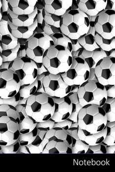 Paperback Notebook: サッカー、ボール、ゲーム、スӢ Book