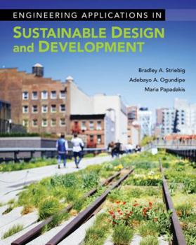 Hardcover Engineering Applications in Sustainable Design and Development Book