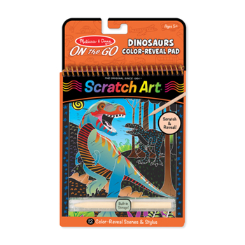 Toy Scratch Art - Dinosaur Book