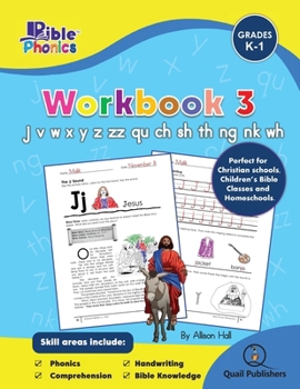 Paperback Bible Phonics Workbook 3 Book