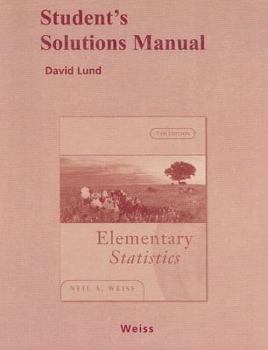 Paperback Elementary Statistics, Student's Solutions Manual Book