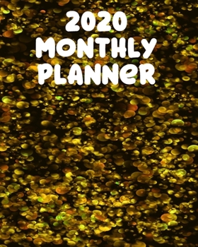 Paperback 2020 Monthly Planner: Weekly Schedule Organizer Planner For To Do List Academic Schedule Agenda Logbook Or Student Teacher Organizer Journal Book