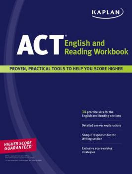 Paperback Kaplan ACT English and Reading Workbook Book