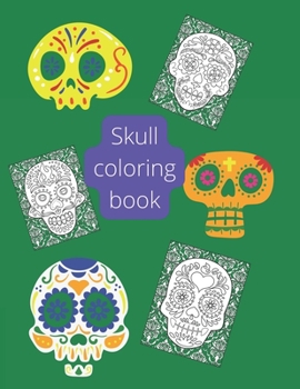 Paperback Skull Coloring Book, Size A 4 Book