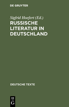 Hardcover Russische Literatur in Deutschland [German] Book