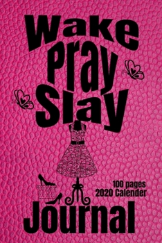 Paperback Work Pray and Slay: A journal for women everyday notes Book