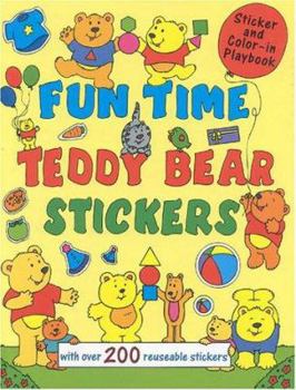Paperback Funtime Teddy Bear Stickers: With Over 200 Reusable Stickers Book