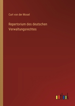 Paperback Repertorium des deutschen Verwaltungsrechtes [German] Book