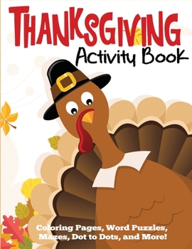 Paperback Thanksgiving Activity Book