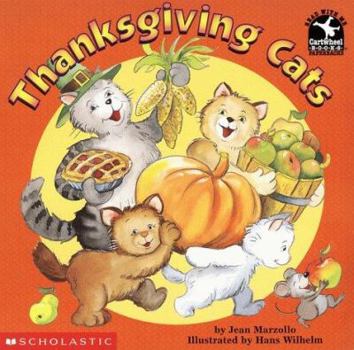 Paperback Thanksgiving Cats Book