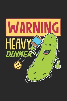 Paperback Warning Heavy Dinker: 120 Pages I 6x9 I Dot Grid Book
