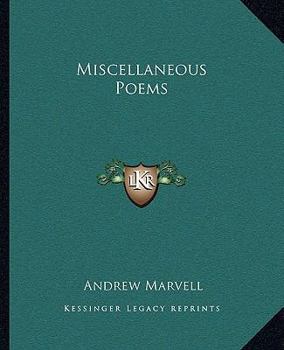 Paperback Miscellaneous Poems Book