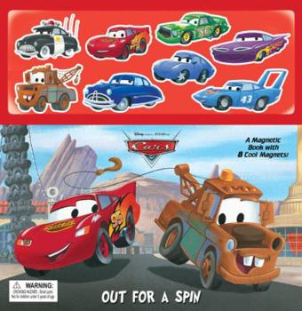 Hardcover Disney*pixar Cars Out for a Spin [With Magnetic Pages and Car Magnets] Book