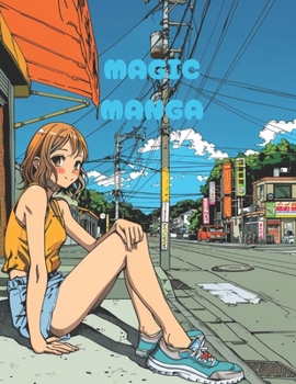 Manga Magic: coloring book (Italian Edition)