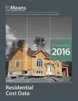 Paperback RSMeans Residential Cost Data Book