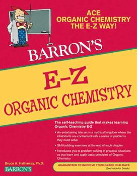 Paperback Barron's E-Z Organic Chemistry Book