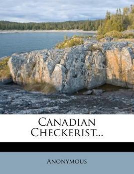 Paperback Canadian Checkerist... Book