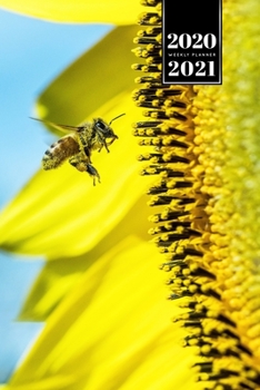 Bee Insects Beekeeping Beekeeper Week Planner Weekly Organizer Calendar 2020 / 2021 - Landing Approach: Cute Wildlife Animal Pet Bullet Journal Notebook Diary in 6” x 9” Inch Pocket Size