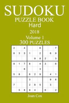 Paperback 300 Hard Sudoku Puzzle Book - 2018 Book