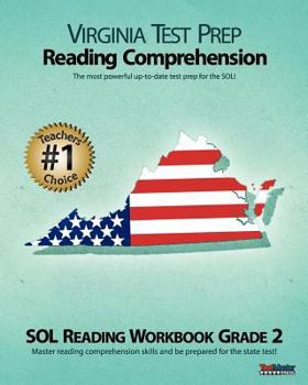Paperback VIRGINIA TEST PREP Reading Comprehension SOL Reading Workbook Grade 2 Book