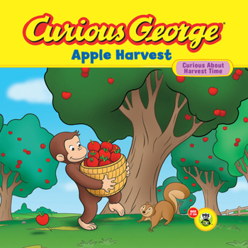 Paperback Curious George Apple Harvest Book