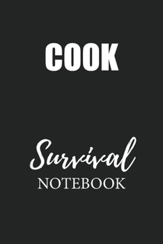 Paperback Cook Survival Notebook: Small Undated Weekly Planner for Work and Personal Everyday Use Habit Tracker Password Logbook Music Review Playlist D Book