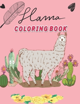 Paperback Llama Coloring Book: A Book For Fun 100 page Book