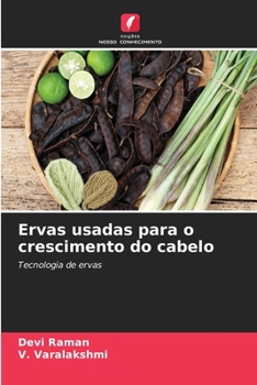 Paperback Ervas usadas para o crescimento do cabelo [Portuguese] Book