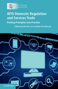 Paperback WTO Domestic Regulation and Services Trade Book