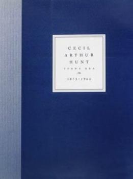 Paperback Cecil Arthur Hunt: VPRS RBA, 1873-1965 Book