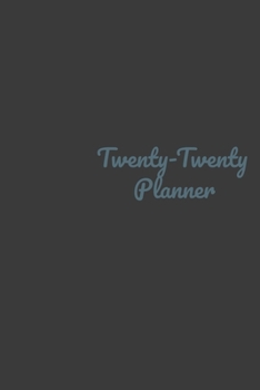 Paperback Twenty-Twenty Planner Book
