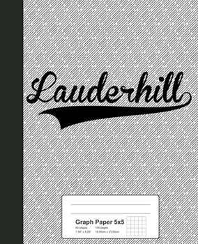 Paperback Graph Paper 5x5: LAUDERHILL Notebook Book
