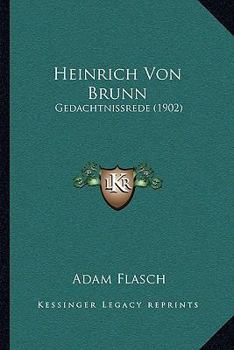 Paperback Heinrich Von Brunn: Gedachtnissrede (1902) [German] Book