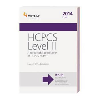 Paperback HCPCS Level II Expert ? 2014, Compact Edition Book