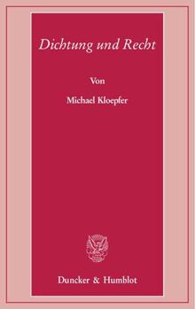Paperback Dichtung Und Recht. [German] Book