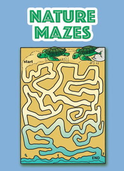 Paperback Nature Mazes Book