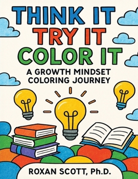 Paperback Think It Try It Color It Book